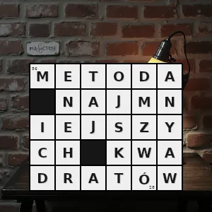 Hasło krzyżówkowe standardowa metoda przybliżania rozwiązań układów nadokreślonych tzn zestawu równań w którym jest ich więcej niż zmiennych - metoda najmniejszych kwadratów – rozwiązanie, synonimy, podpowiedzi i definicje krzyżówkowe